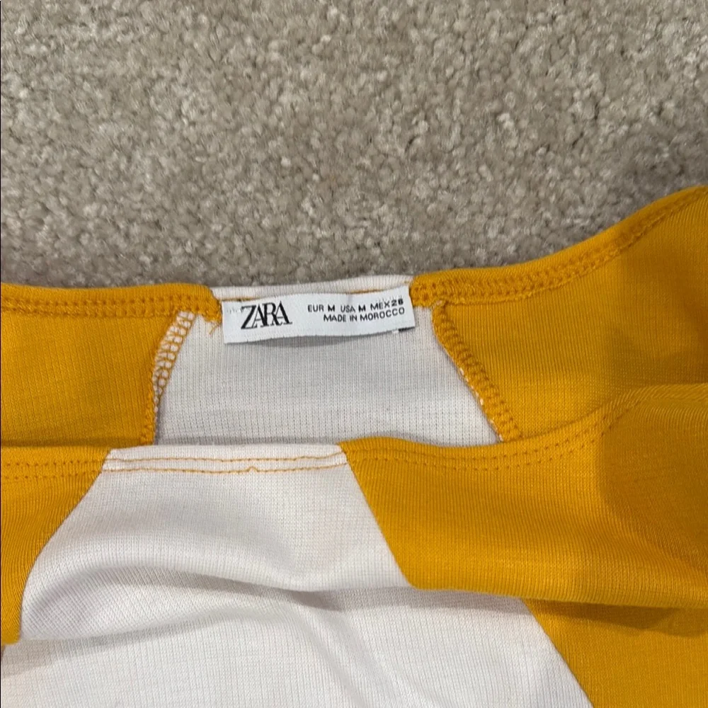 Colorblock Sleeveless Dress - Black, White, and Yellow